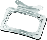 Kuryakyn Curved License Plate Mount Chrome