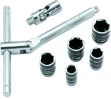 BikeMaster 1/4in Drive Compact Sliding and Folding T-Handle Set