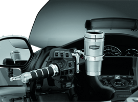Kuryakyn Drink Holder With Stainless Steel Mug For Perch Mount Chrome - Powersports Haven