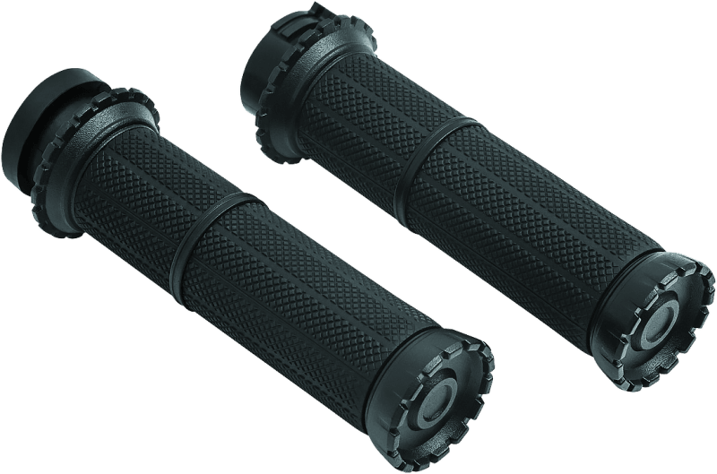 Kuryakyn Riot Grips Dual Cable Satin Black - Powersports Haven