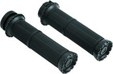 Load image into Gallery viewer, Kuryakyn Riot Grips Dual Cable Satin Black - Powersports Haven