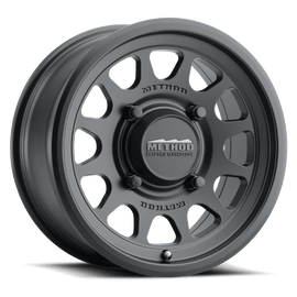 Method MR414 Bead Grip 15x7 / 4+3/13mm Offset / 5x4.5 / 76mm CB Matte Black Wheel - Powersports Haven