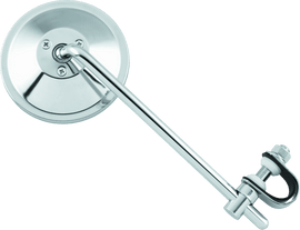 BikeMaster Universal Clamp On Mirror 8in Stem - Powersports Haven