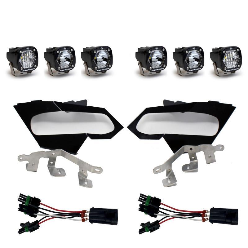 Baja Designs Can-Am X3 Headlight Kit S1 Laser W/C Headlight Kit - Powersports Haven
