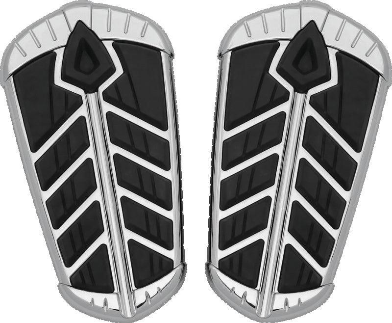 Kuryakyn Spear Floorboard Insert Passenger Indian Chrome - Powersports Haven