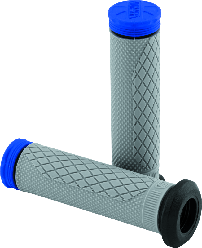 ProTaper Tri Density Full Diamond ATV Grips - Blue - Powersports Haven