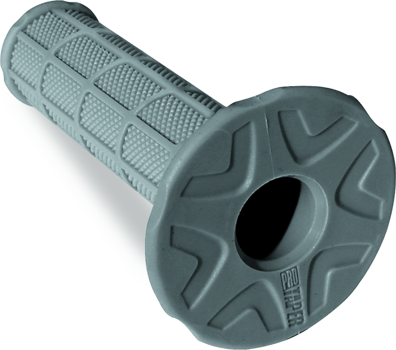 ProTaper Full Waffle Grips Soft - Light Gray - Powersports Haven