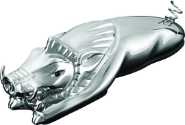 Kuryakyn Wild Boar Fender Ornament Chrome - Powersports Haven