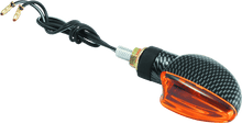 Load image into Gallery viewer, BikeMaster Ministalk Marker Light V-Shape Carbon/Amber - Powersports Haven