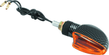 BikeMaster Ministalk Marker Light V-Shape Carbon/Amber