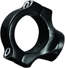 Load image into Gallery viewer, Kuryakyn Side Mount License Plate Holder Clamp 18-Up Softails Gloss Black - Powersports Haven