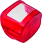 Bikers Choice 73-98 Big Twin And Sportster Replacement Taillight Lens Red Replaces H-D 68034-77 - Powersports Haven