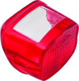 Bikers Choice 73-98 Big Twin And Sportster Replacement Taillight Lens Red Replaces H-D 68034-77