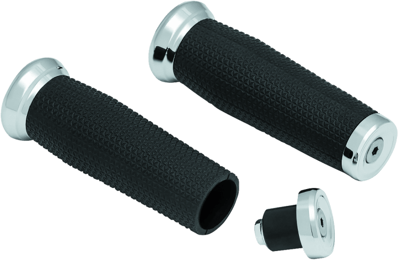 Kuryakyn Thresher Grip Metric Chrome - Powersports Haven