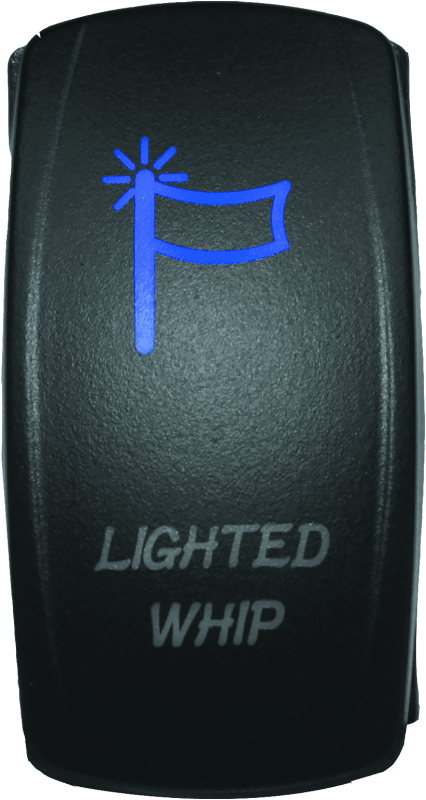 DragonFire Racing Lighted Switch Whip On/Off Blue - Powersports Haven