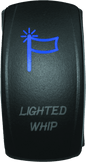 DragonFire Racing Lighted Switch Whip On/Off Blue - Powersports Haven