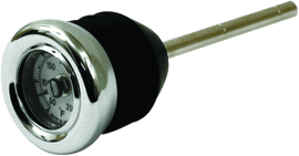 Bikers Choice Chrome Oil Tank Temperature Gauge Replaces 62845-00 00-17 Softails 2 7/8 Long - Powersports Haven