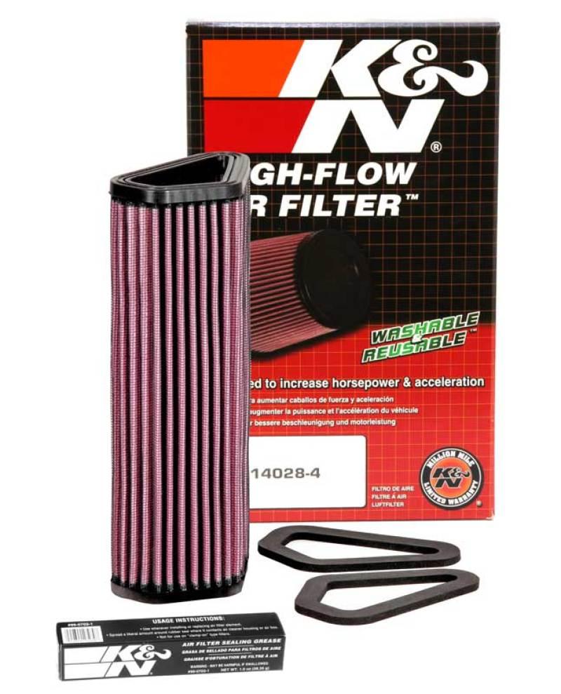 K&N 07-12 Ducati 1098/1098S/1098R/848 848/1198S/Streetfighter/848 Evo/Diavel Replacement Air Filter - Powersports Haven