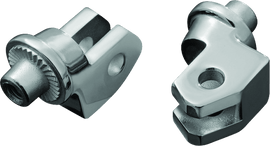 Kuryakyn Splined Peg Adapter Yamaha Front Chrome - Powersports Haven