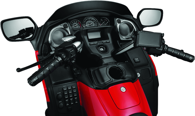 Kuryakyn ISO-Grips With OEM Heated Grip 06-20 Honda GL1800 Black - Powersports Haven