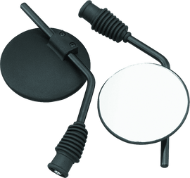 BikeMaster Universal Enduro Mirror 10mm - Each -Black - Powersports Haven