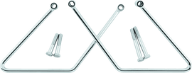 Bikers Choice 00-05 FXST 00-17 FLST Chrome Saddlebag Supports Pr - Powersports Haven