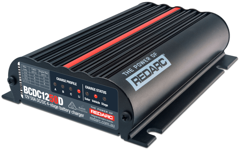 REDARC DC/DC 4-Stage In-Vehicle Battery Charger - 12V 50A - Powersports Haven