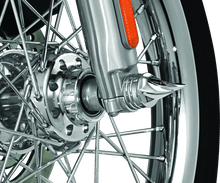 Load image into Gallery viewer, Kuryakyn Twisted Axle Caps Chrome - Powersports Haven