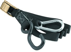 BikeMaster Tiedown Carabiner Softhook - Black - Powersports Haven