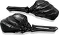 Kuryakyn Skeleton Hand Mirrors Black/Black - Powersports Haven